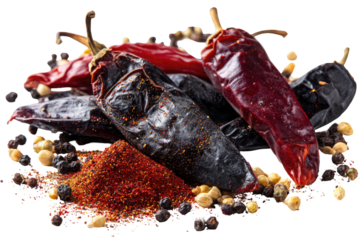 Dried chili peppers and spices (1)