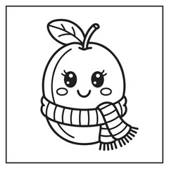 Fruits Coloring Pages for Kids and Adults