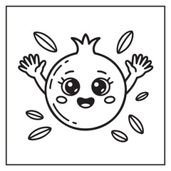 Fruits Coloring Pages for Kids and Adults