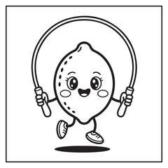 Fruits Coloring Pages for Kids and Adults