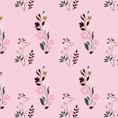 seamless floral pattern. colorful floral pattern fabric