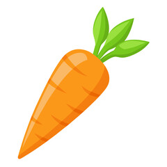 carrot with leaf