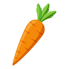carrot with leaf