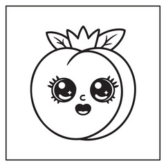 Fruits Coloring Pages for Kids and Adults