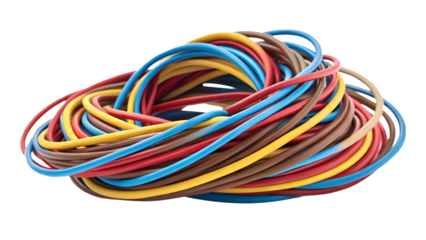 Messy Colorful Electrical Wires