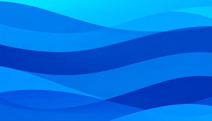 Abstract Blue Wave Pattern Background Design