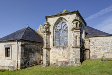 Enclos paroissial de Tréflévénez dans le département du Finistère - Bretagne