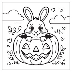 Autumn Animals Coloring Pages