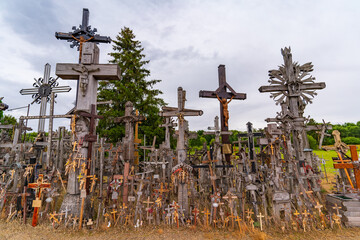 Hill of Crosses, a site of pilgrimage near Siauliai in northern Lithuania