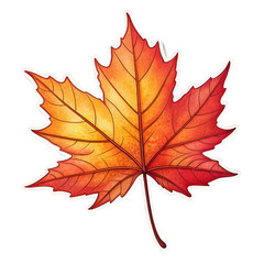 Fototapeta premium Autumn aesthetic sticker featuring an instant photo with leaf design on transparent background png fall vibes png seasonal decoration png cozy autumn theme png artistic sticker png