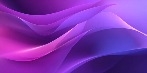 Flowing purple waves abstract background