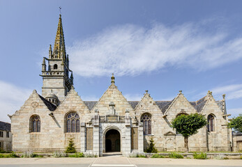 Enclos paroissial de Pleyber-Christ dans le département du Finistère - Bretagne