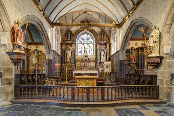 Enclos paroissial de Pleyber-Christ dans le département du Finistère - Bretagne