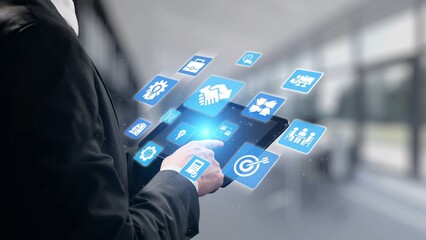 B2B strategy and technology transforming business-to-business operations, optimizing communication,...