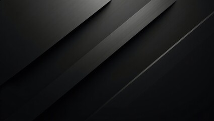 Abstract Shadows Collide in Dark Geometric Vector Art Form