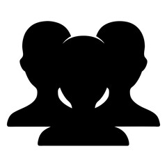 Silhouette of a Group of People Represents Teamwork and Collaboration