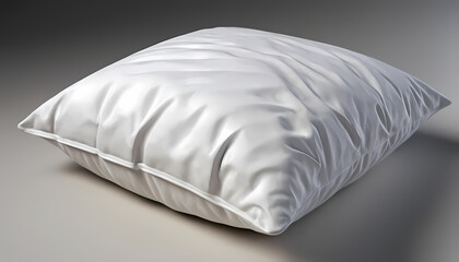 Obraz premium Pillow: a soft, comfortable pillow designed for a good night's sleep, ideal for adding coziness to bedrooms and relaxing spaces.