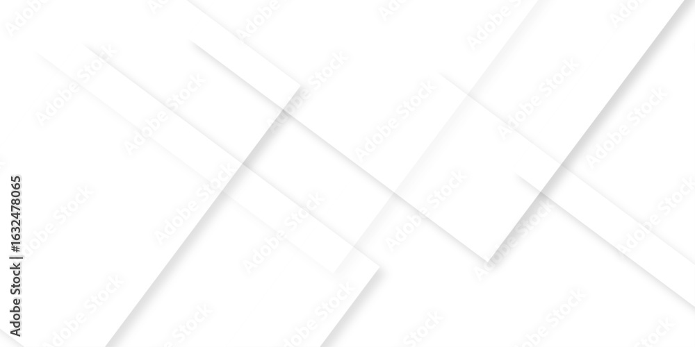 Aufkleber abstract white line with square shape shadow background. vector illustration, white business style v