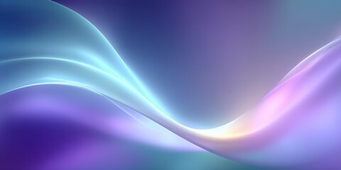 Smooth blue purple wave with gradients and light for modern elegant digital style
