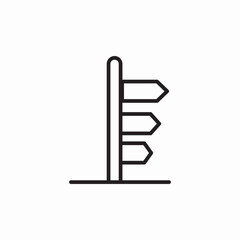 direction signs icon sign vector