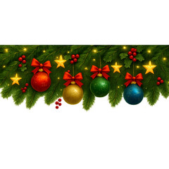 Festive Christmas Border.