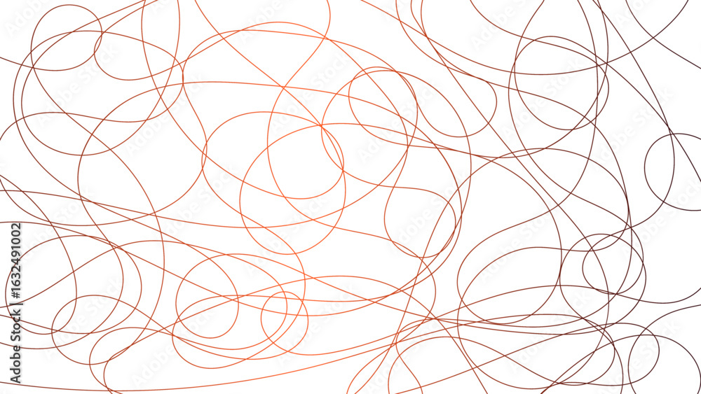 Poster elegant abstract pattern of chaotic golden line strokes over a transparent background. a vibrant and
