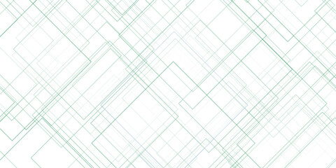 Abstract geometric green line pattern against white background creative graphic design element for web banners and presentation slides