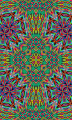 Bright background with abstract multicolor pattern