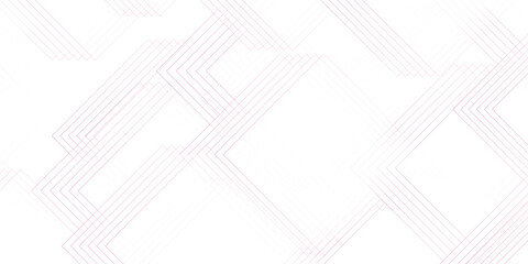 Geometric line art displaying overlapping square shapes and angular patterns in subtle shades of pink on a white background suitable for designs.