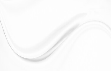 Fototapeta premium White gray satin texture that is white silver fabric silk background with beautiful soft blur pattern natural.