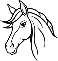 horse head silhouette