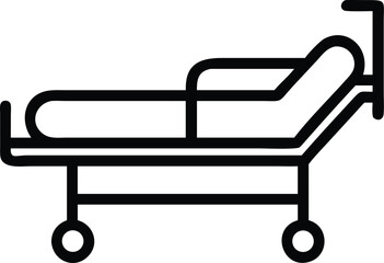 hospital bed icon 