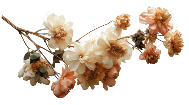 aesthetic sticker decor, dried petal artwork