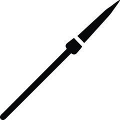 javelin silhouette with transparent background