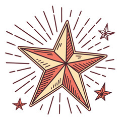 vector illustration of a star