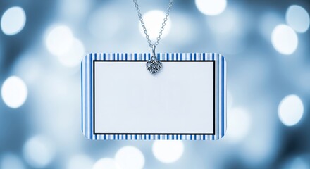 Blank filmstrip border frame on a blue background for your advertisement or movie illustration