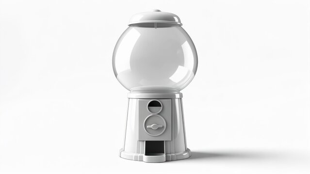 White gumball machine