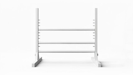 White jump hurdle