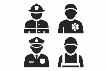 Emergency Icons Set – Rescue, Safety, and Urgent Response Vector Collection