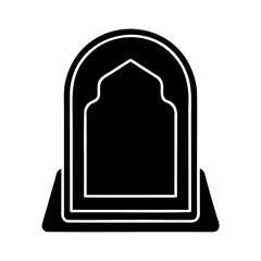 Simple Illustration of a Square Shaped Glass Jar with Lid for Storage or Craft Supplies