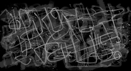 Abstract image for printing. Picture for modern interiors. The picture is painted by hand on a tablet. © neurostructure