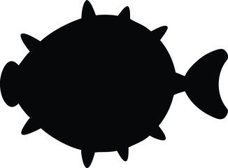 pufferfish silhouette