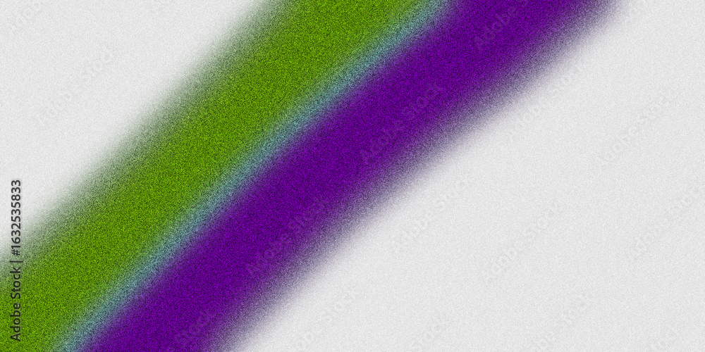 Aufkleber diagonal green and purple grainy texture overlay on transparent background a striking visual element