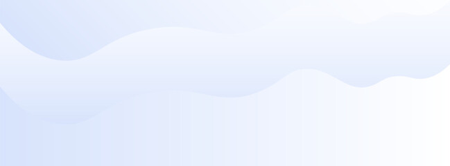 Soft fluid wave shapes with smooth gradient from light blue to white. Modern abstract background ideal for web design, presentations, and elegant branding