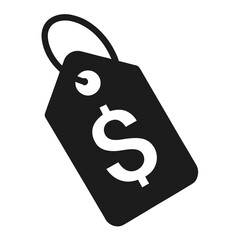 price tag isolated on white