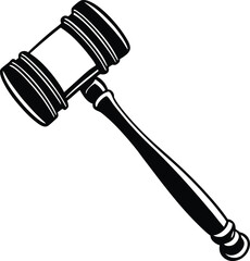 silhouette of the constitutional gavel
