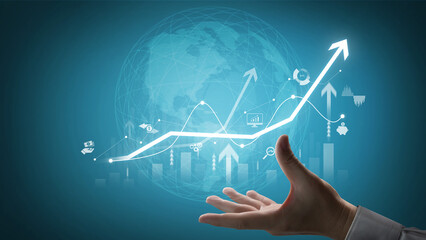 Strategic business planning drives growth, expansion, and innovation using metrics and roadmaps to...