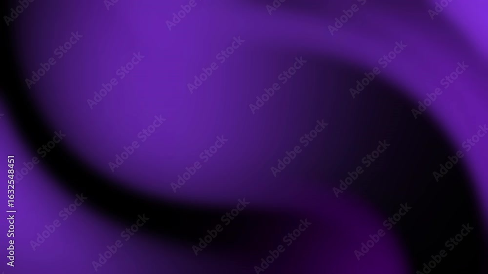 Poster dark night with purple light glows in an abstract art motion design with a wave pattern texture