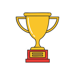 (Golden Winner Trophy. This vibrant golden prize embodies ultimate accomplishment, celebrating triumph and peak performance in any endeavor.)