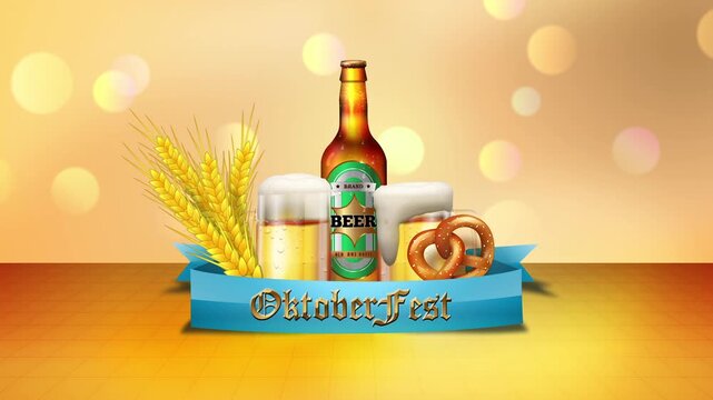 Oktoberfest Background Loop Style 01